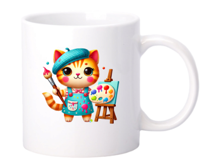 Obrazek Kot malarz, 330 ml