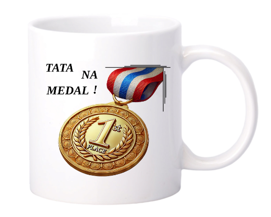 Obrazek Tata na medal ! 330 ml