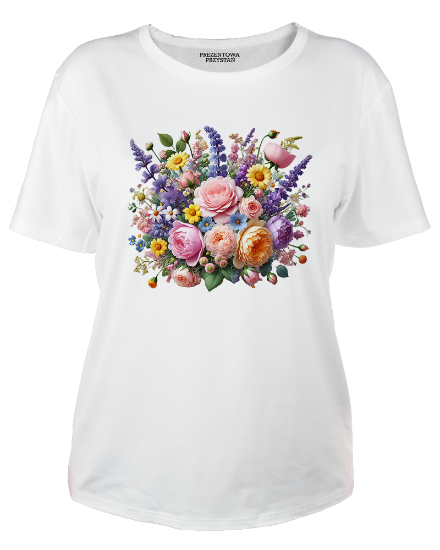 Obrazek Koszulka Pastelowe Kwiaty
