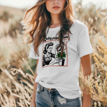 Obrazek Lubię przesadzać – zabawny t-shirt dla miłośników roślin