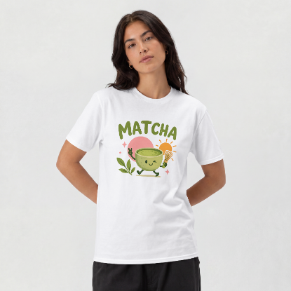 Obrazek 🍵 Koszulka Matcha – dla tych, którzy dzień zaczynają od zielonej energii
