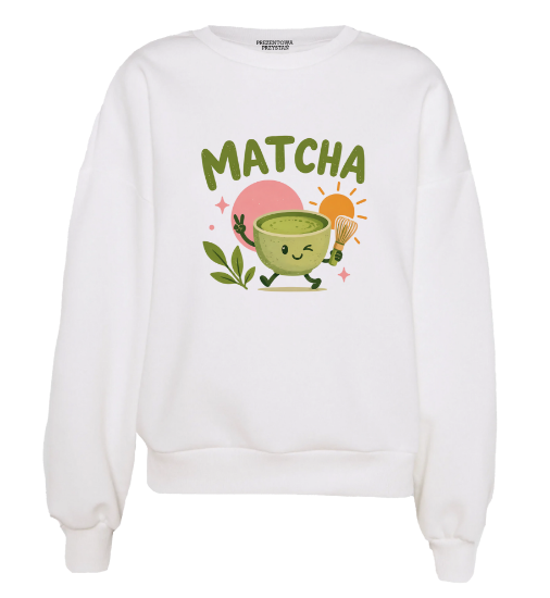 Obrazek 🍵 Bluza Matcha – dla tych, którzy dzień zaczynają od zielonej energii