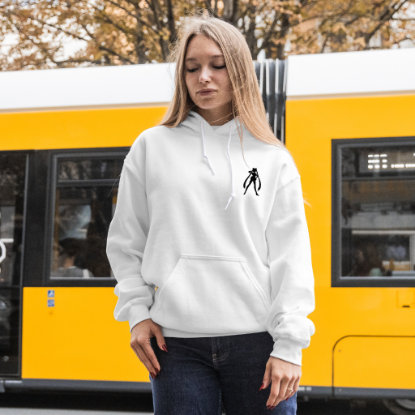 Obrazek Biała bluza z kapturem damska  Sailor Moon – Czarodziejka z Księżyca Korpo Fiolet