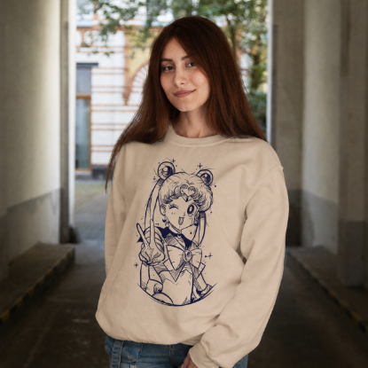 Obrazek Bluza damska Sailor Moon Brown Savana - Czarodziejka z Księżyca