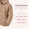 Obrazek Personalizowana bluza jasny brąz dla Mamy z imionami dzieci – haft MAMA z sercem