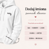 Obrazek Personalizowana biała bluza dla Taty z imionami dzieci – haft TATA z sercem