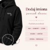 Obrazek Personalizowana czarna bluza dla Taty z imionami dzieci – haft TATA z sercem