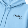 Obrazek Personalizowana jasnoniebieska bluza dla Taty z imionami dzieci – haft TATA z sercem