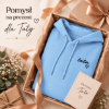 Obrazek Personalizowana jasnoniebieska bluza dla Taty z imionami dzieci – haft TATA z sercem