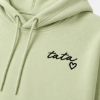 Obrazek Personalizowana pistacjowa bluza dla Taty z imionami dzieci – haft TATA z sercem