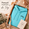 Obrazek Personalizowana morska bluza dla Taty z imionami dzieci – haft TATA z sercem