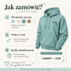 Obrazek Personalizowana morska bluza dla Taty z imionami dzieci – haft TATA z sercem